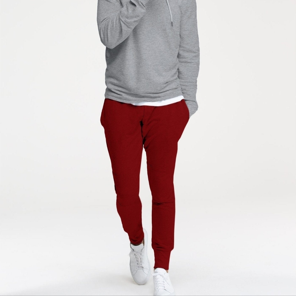 Men's "Swet Tailor" Jogger Pants. Color Claret. Size XL.